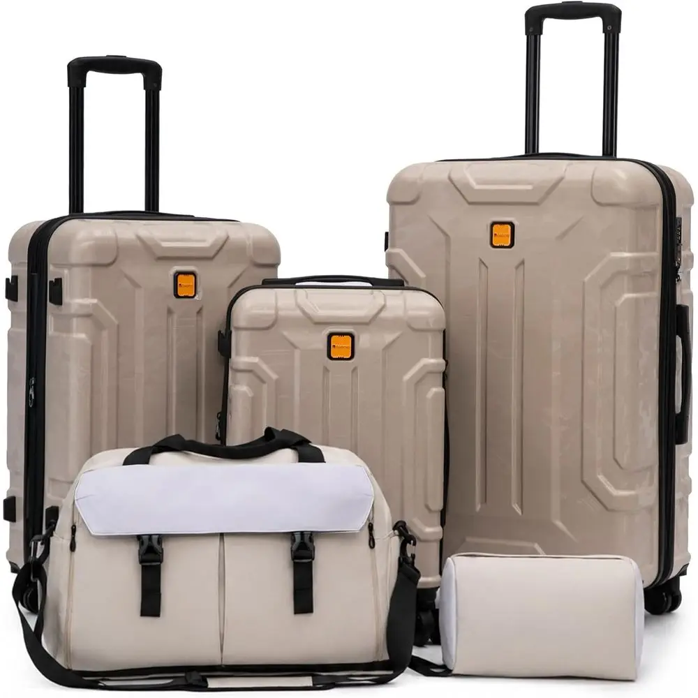 Expandable Hard Shell Luggage Set - Set Koper Hardshell 5 Buah, 20/24/28
