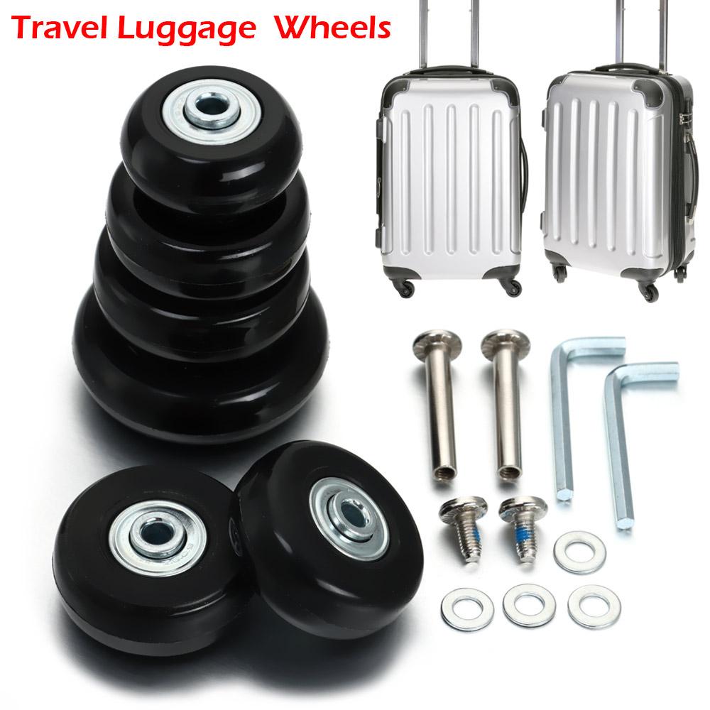 Silent Replacement Luggage Wheels - 2/4pcs 57-59MM Roda Geser Pengganti Senyap
