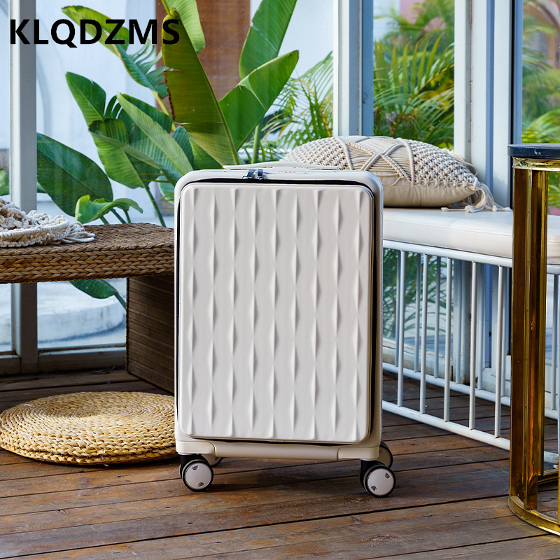 Front Opening Laptop Luggage 24 Inch - KLQDZMS bagasi perjalanan bukaan depan Laptop
