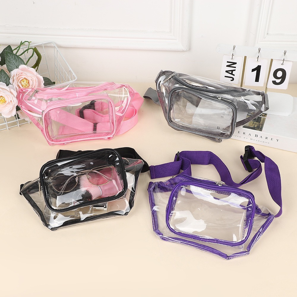 Handbags - Tas Pinggang Transparan PVC Multi Warna,