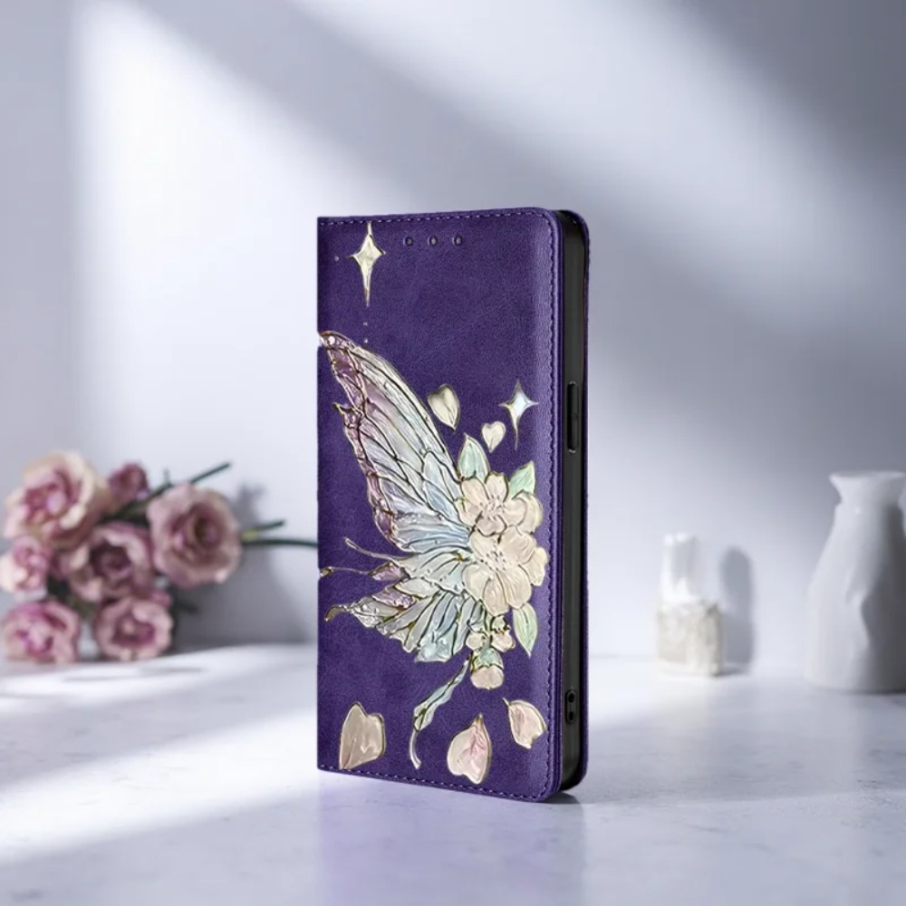 Wallets - Casing Dompet Kulit Lipat Magnetik Berlapis
