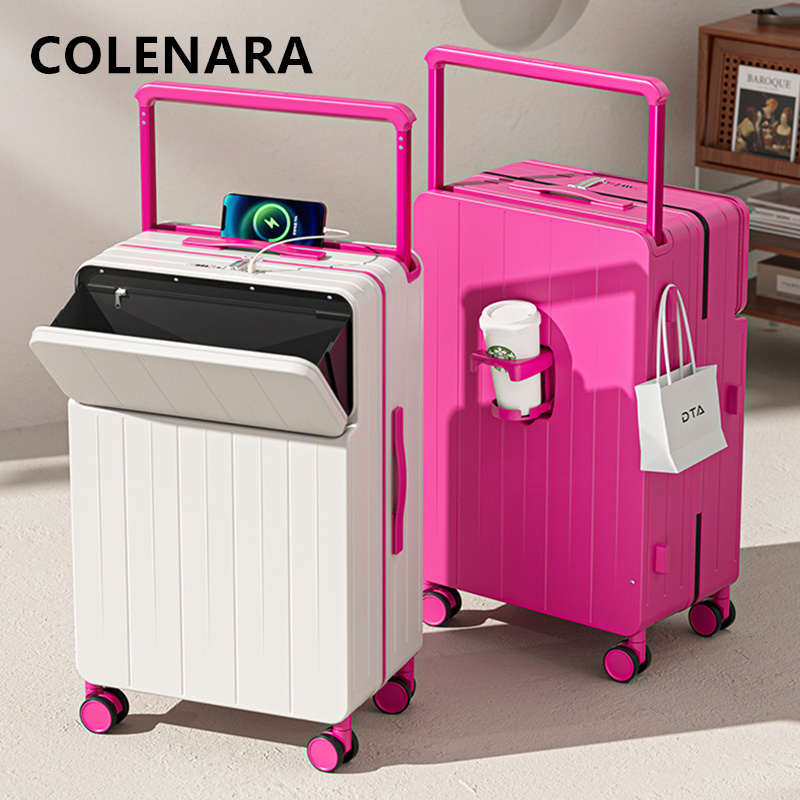 COLENARA Koper Multifungsi den - Front Opening Laptop Luggage 24 Inch ulasan dan harga