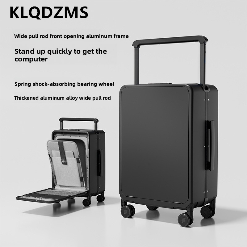 KLQDZMS Koper Pria 20 Inci 24  - Spinner Wheel Rolling Suitcase 20 Inch ulasan dan harga
