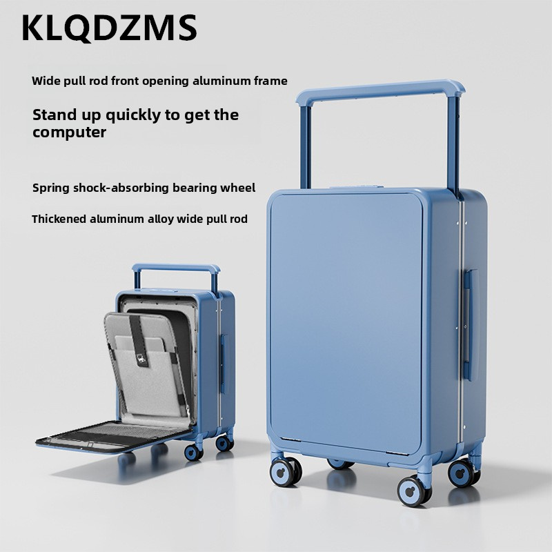 KLQDZMS Koper Pria 20 Inci 24  - Spinner Wheel Rolling Suitcase 20 Inch ulasan dan harga