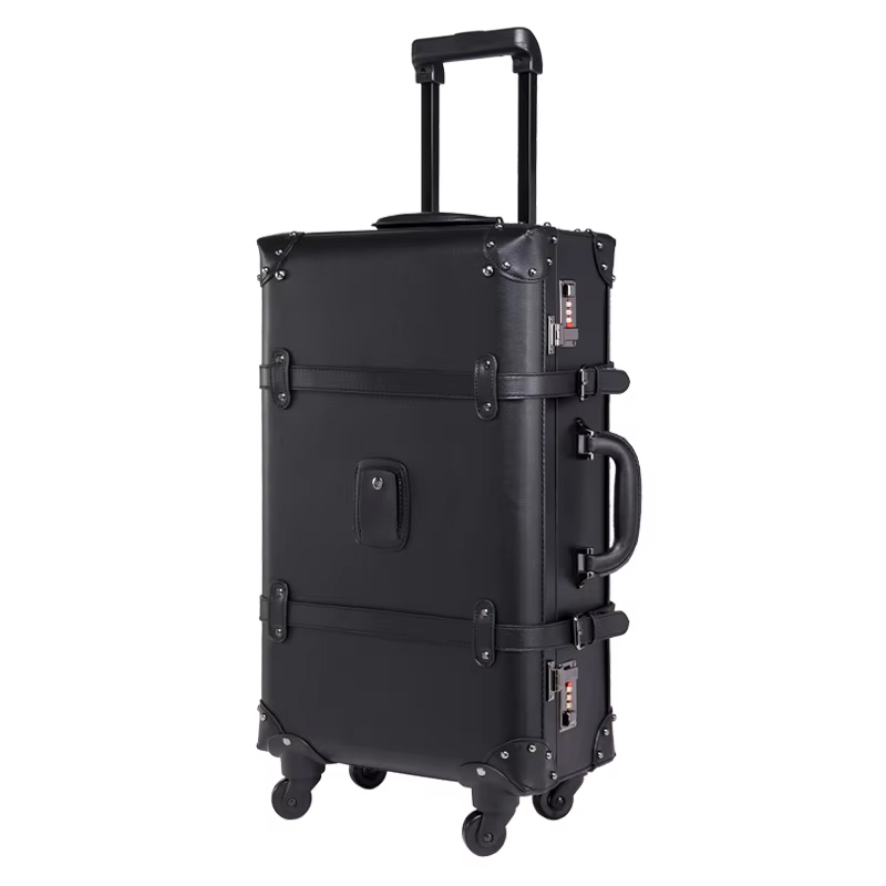 Koper Bergulir Retro Baru Kope - Retro Vintage Trunk Suitcase ulasan dan harga
