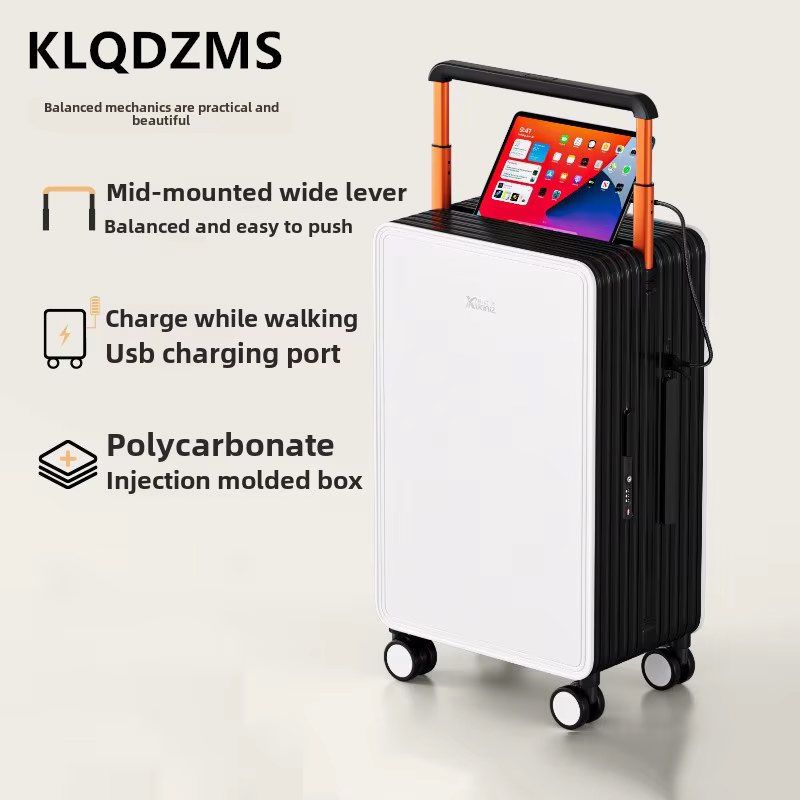 KLQDZMS Koper ABS+PC Kotak Nai - Spinner Wheel Rolling Suitcase 20 Inch ulasan dan harga