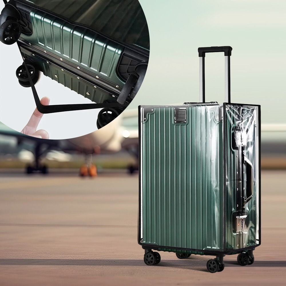 Penutup Bagasi Perjalanan 18-3 - Luggage Protective Cover Transparent ulasan dan harga