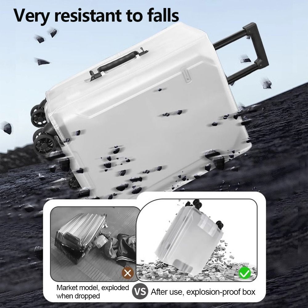 Pelindung Koper Baru Berlapis  - Waterproof Suitcase Cover Protector ulasan dan harga