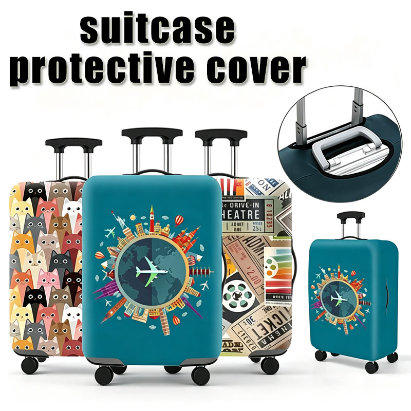 Penutup Koper Perjalanan Baru, - Waterproof Suitcase Cover Protector ulasan dan harga