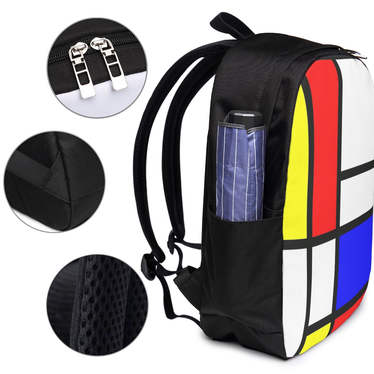 Piet Mondrian Composition Back - Travel Bags ulasan dan harga
