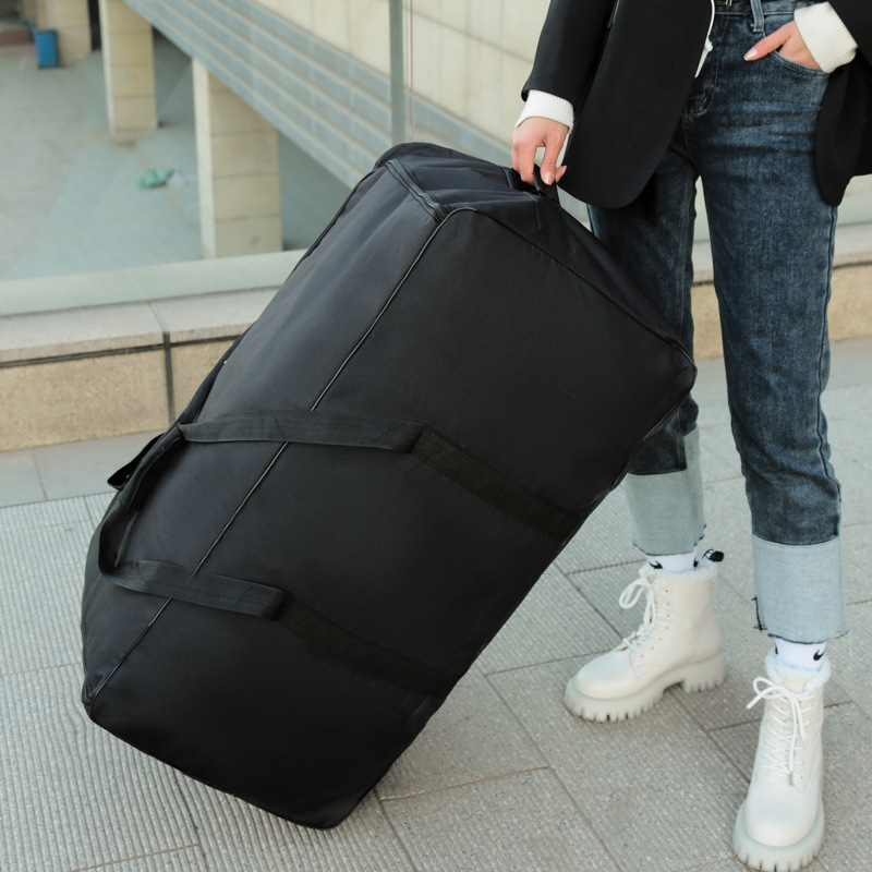 Tas Troli Kapasitas Besar deng - Foldable Rolling Luggage Bag ulasan dan harga
