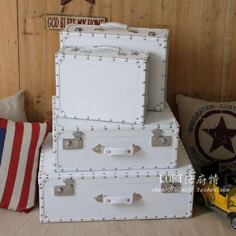Kotak Perjalanan Bermotif Kuli - Retro Vintage Trunk Suitcase ulasan dan harga