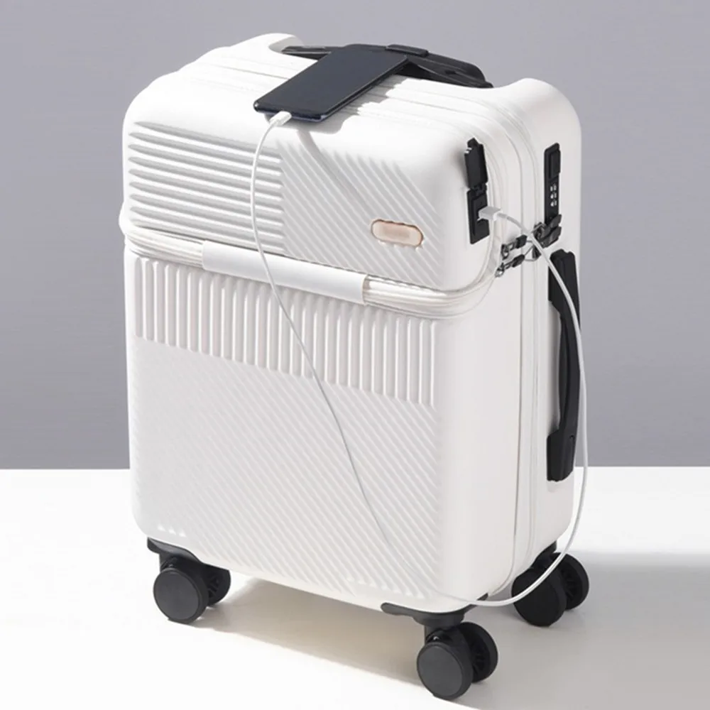 Tas Koper Trolley Bukaan Depan - Front Opening Laptop Luggage 24 Inch ulasan dan harga