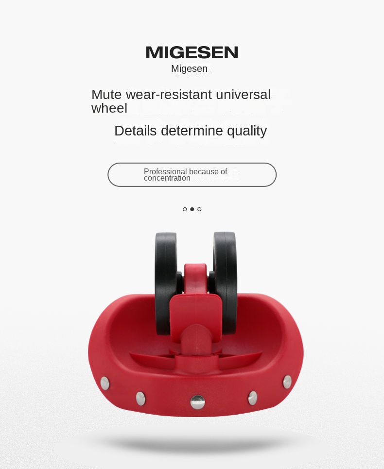 1 pasang pengganti Roda bagasi - Silent Replacement Luggage Wheels ulasan dan harga