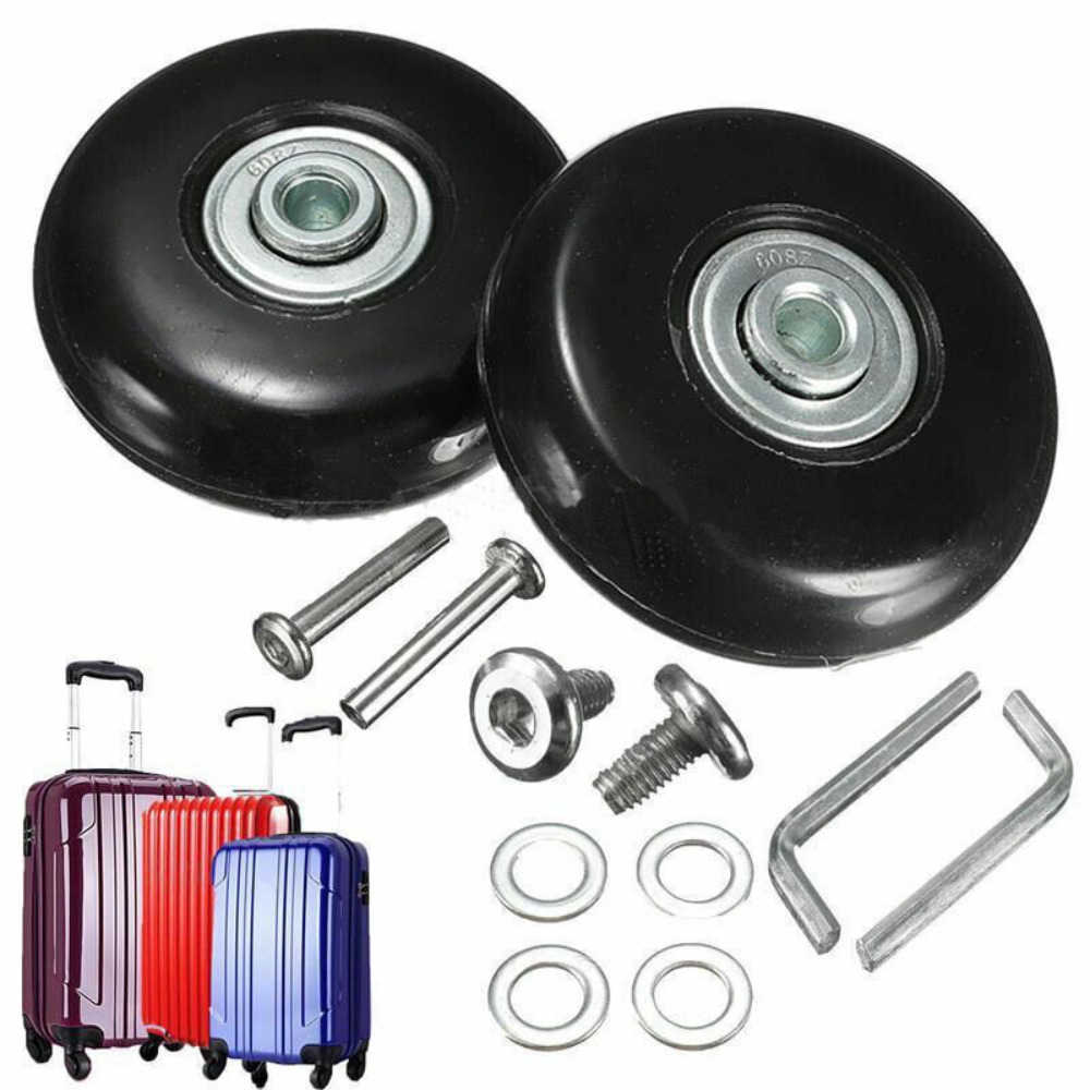 2 Buah Roda Pengganti dengan S - Silent Replacement Luggage Wheels ulasan dan harga