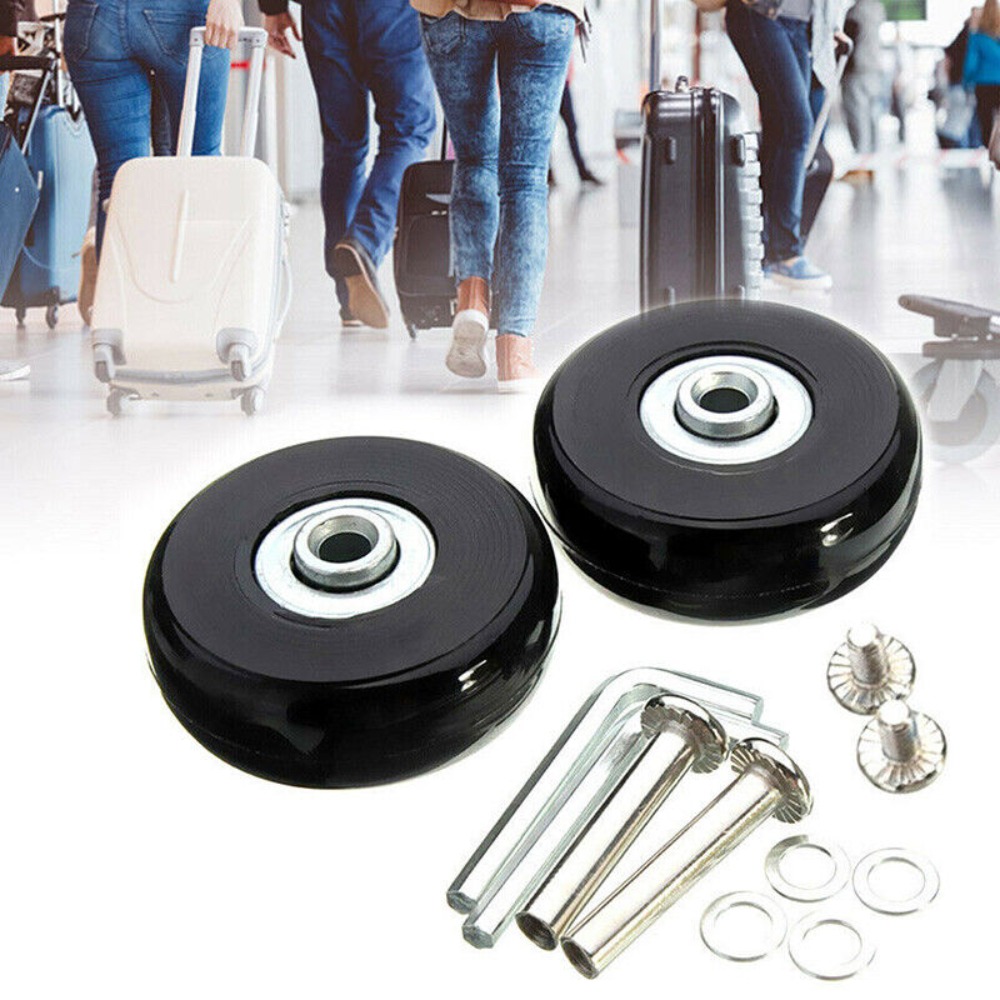 2 Buah Roda Pengganti dengan S - Silent Replacement Luggage Wheels ulasan dan harga