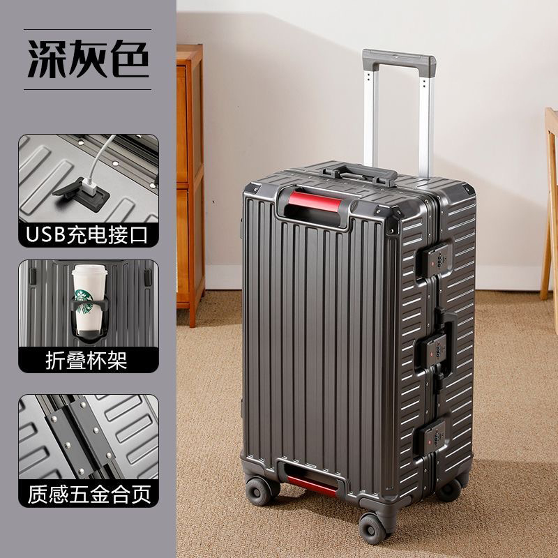Koper Perjalanan Ukuran Besar  - Aluminum Frame Carry On Luggage ulasan dan harga
