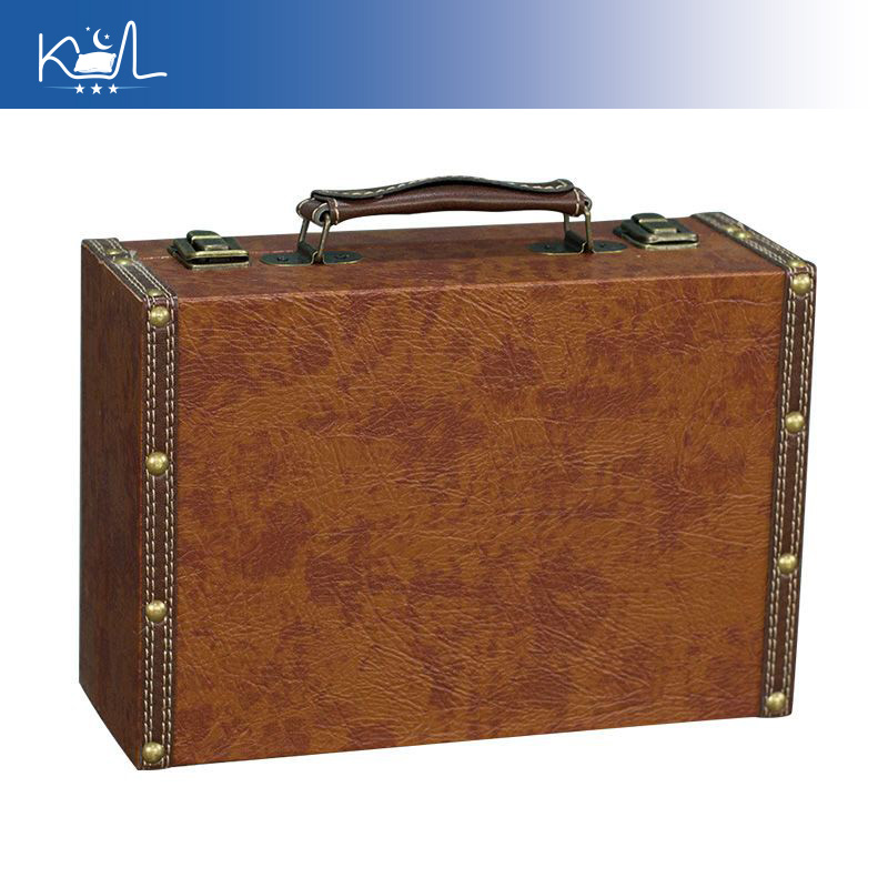 Kotak Penyimpanan Koper Dekora - Retro Vintage Trunk Suitcase ulasan dan harga