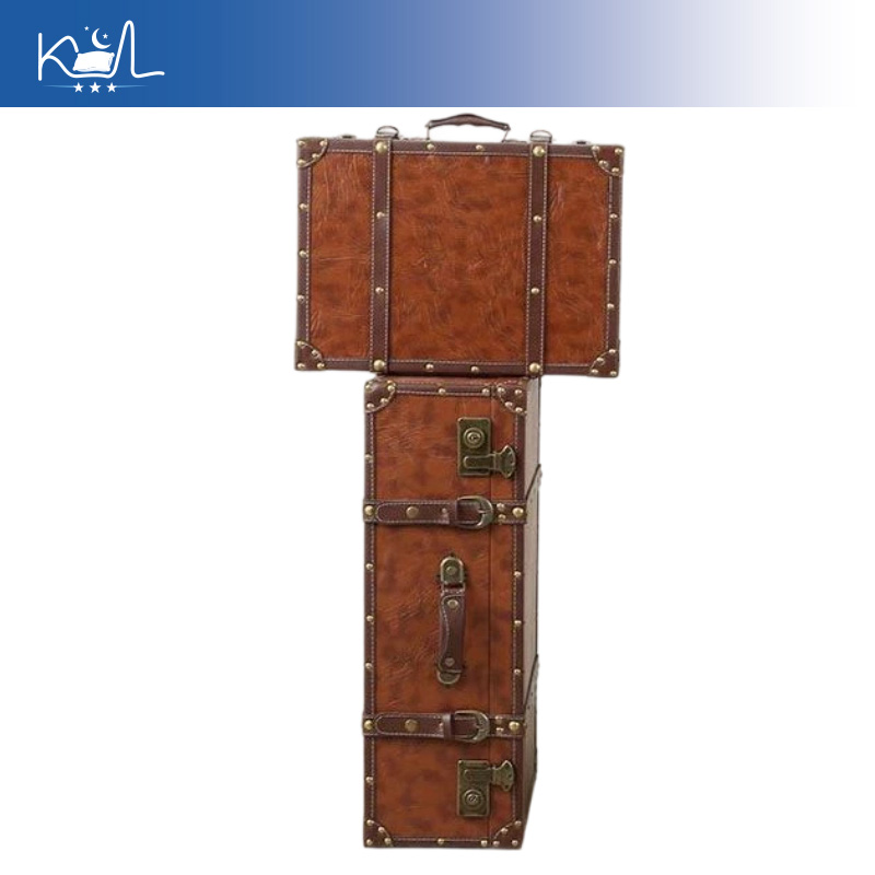Kotak Penyimpanan Koper Dekora - Retro Vintage Trunk Suitcase ulasan dan harga