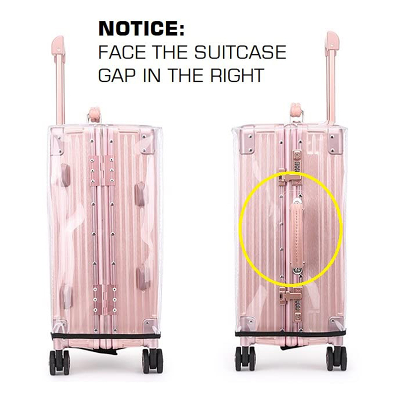 Pelindung koper beroda PVC, pe - Waterproof Suitcase Cover Protector ulasan dan harga