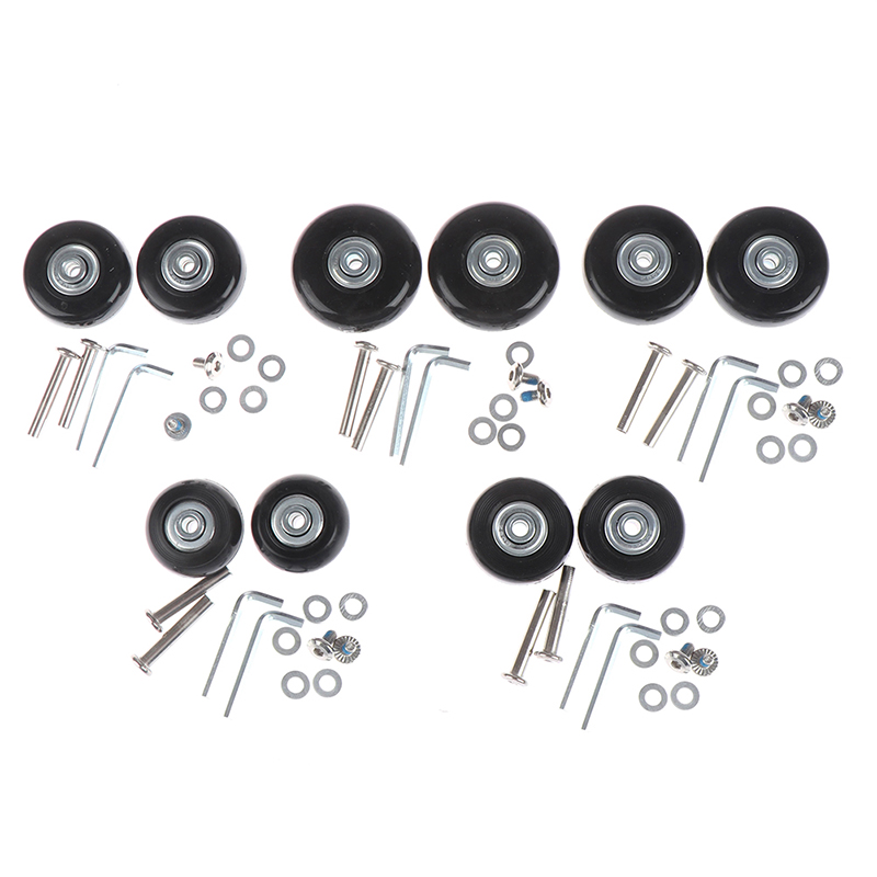 1Set OD 40-54mm as roda koper, - Silent Replacement Luggage Wheels ulasan dan harga